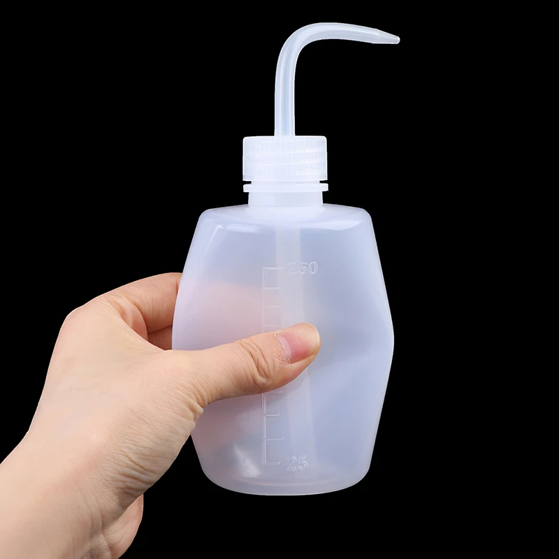 250ml Tattoo Squeeze Bottle Diffuser Plastic Soap Wash Lab Water Non-Spray