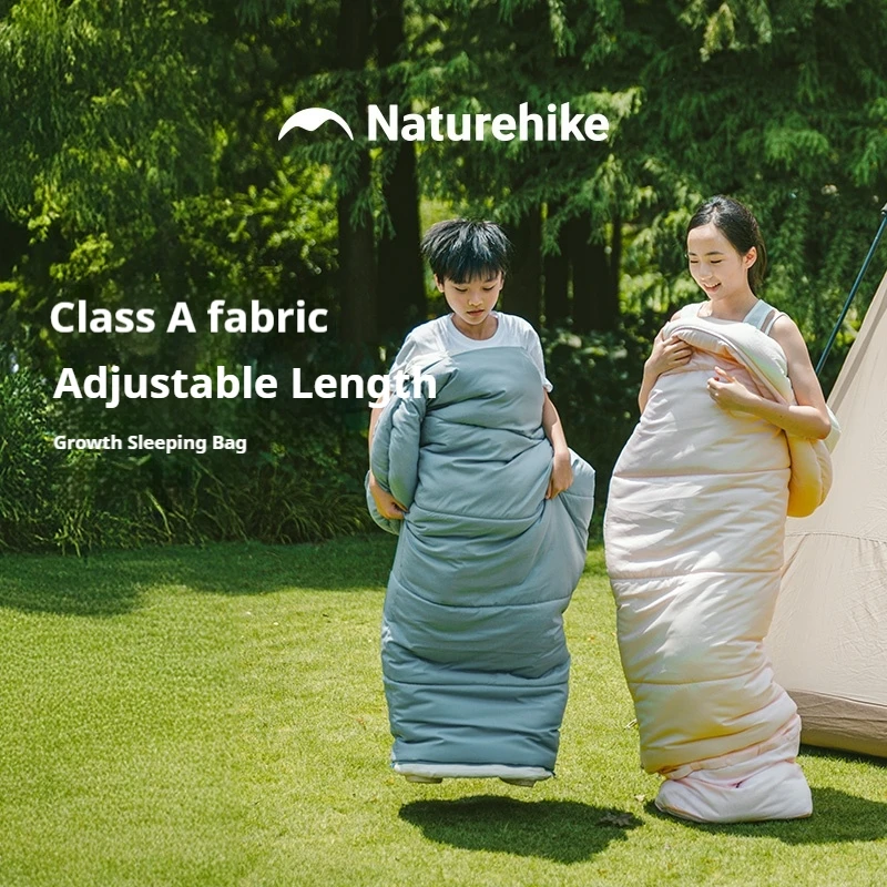 

Naturehike Outdoor Children Sleeping Bag 12℃~-8℃ Mummy Down Cotton Sleeping Bag Spliceable Ultralight Baby Soft Sleeping Bag