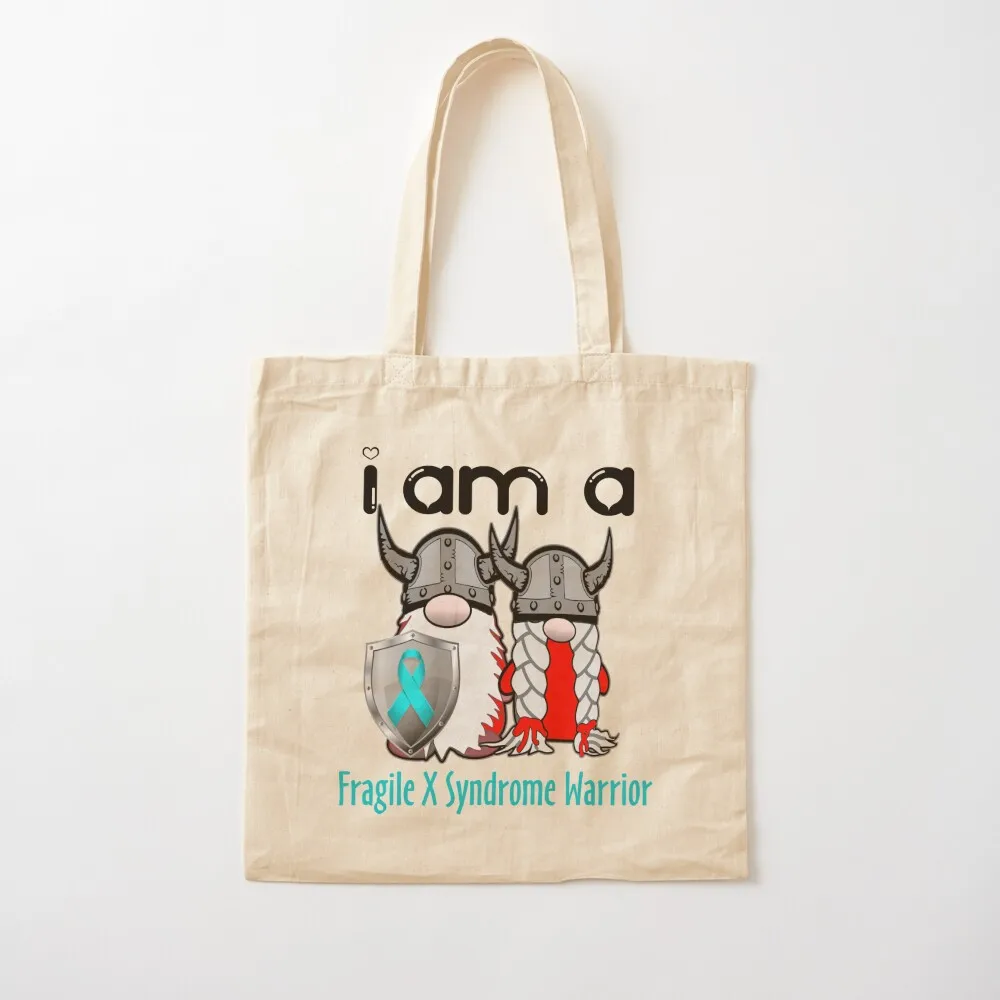 I Am A Fragile X Syndrome Warrior Support Fragile X Syndrome Fighter Gift Tote Bag tote bags aesthetic