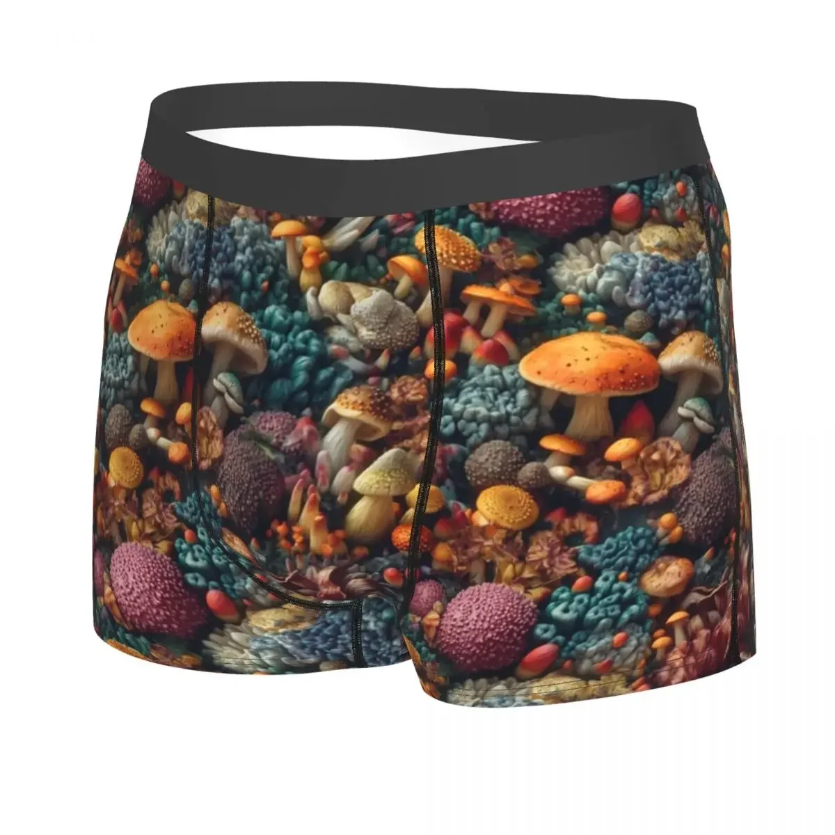 Custom Wild Mushrooms Boxers Shorts Men Briefs Underwear Novelty Underpants