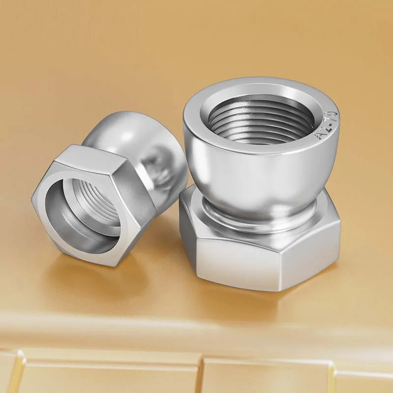304 Stainless Steel Shear-off Security Nuts M6 M8 M10 M12 Anti-theft Twist-off Tamper Proof Hex Lock Nuts