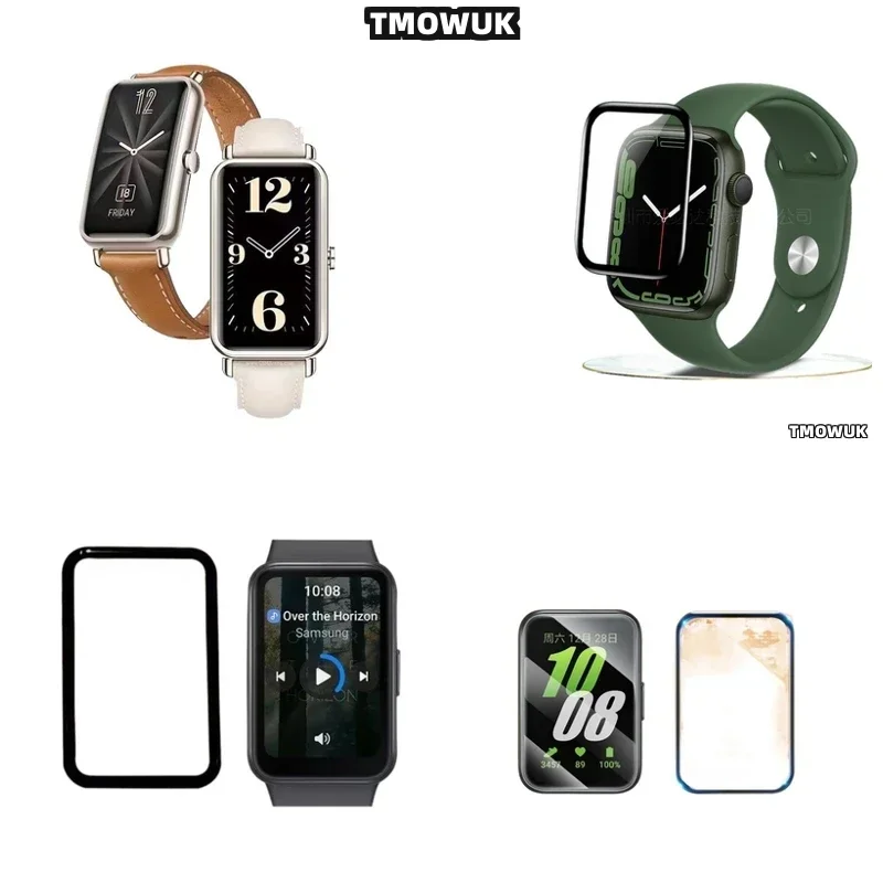 

For Garmin Vivoactive 5 6 Samsung Fit 2 3 Huawei Watch D FIT2 Redmi Watch5 Lite - Soft - Touch Flexible Screen Protective Film F