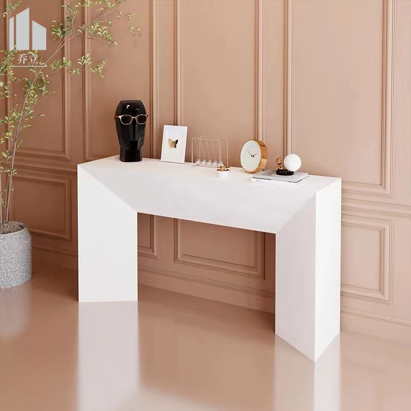 

Glam Modern Console Table Premium Aesthetic Elegant Luxury Entryways Table Unique Design Entrada Recibidor Home Furniture