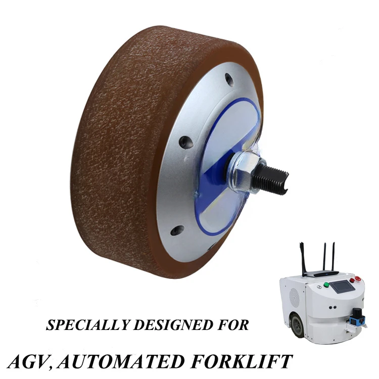 500W 48V 6.5inch 200RPM 200kg BLDC electric direct drive brushless DC wheel hub servo motor with encoder for mobile robot