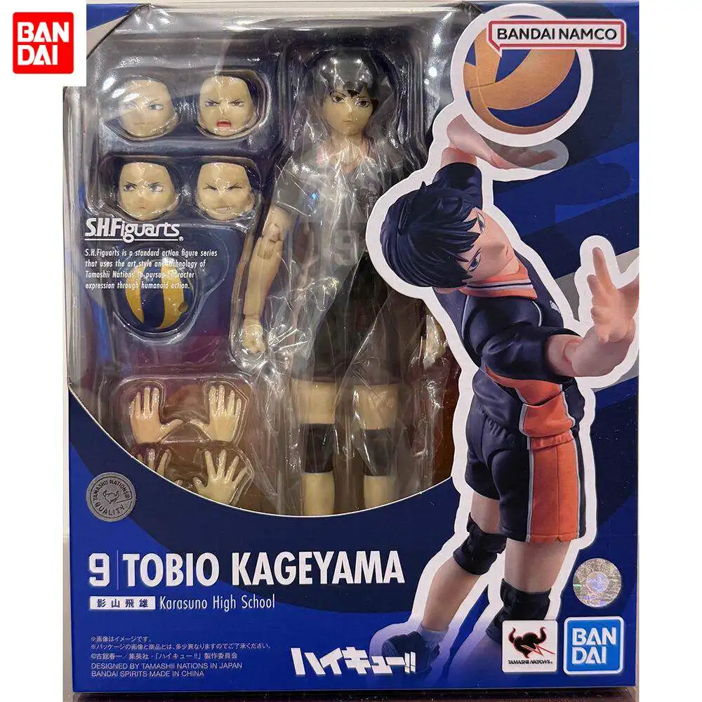 

В наличии Bandai SHF Тобио Кагеяма Haikyu!! Коллекционная фигурка Haikyuu: готовая модель аниме-персонажа, сувенир, подарок