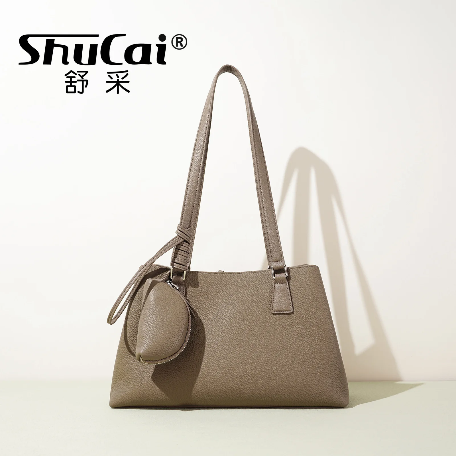

Genuine Grade Cow Leather Women's Shoulder Bags Luxury Designer Brand Large Tote for Woman Handbag High Quality Underarm Bag New