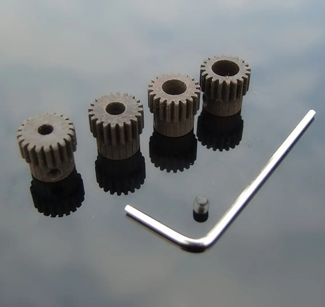 1Pcs Modulus 0.5 20 Teeth 45#Steel Gears Bore 3/4/5/6mm 0.5M Reduction Wheels Toys DIY Part Accessories