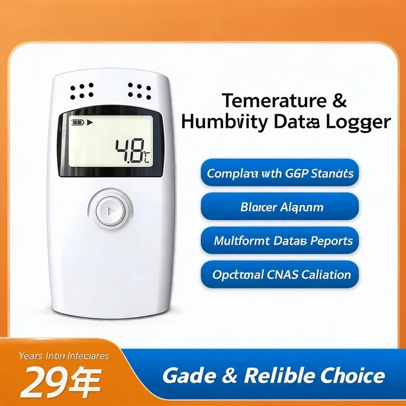 RC-4 Temperature Data Logger USB Recorder 16000 Points Pharmacy Refrigerator Cold Chain Vaccine Monitoring PDF LCD