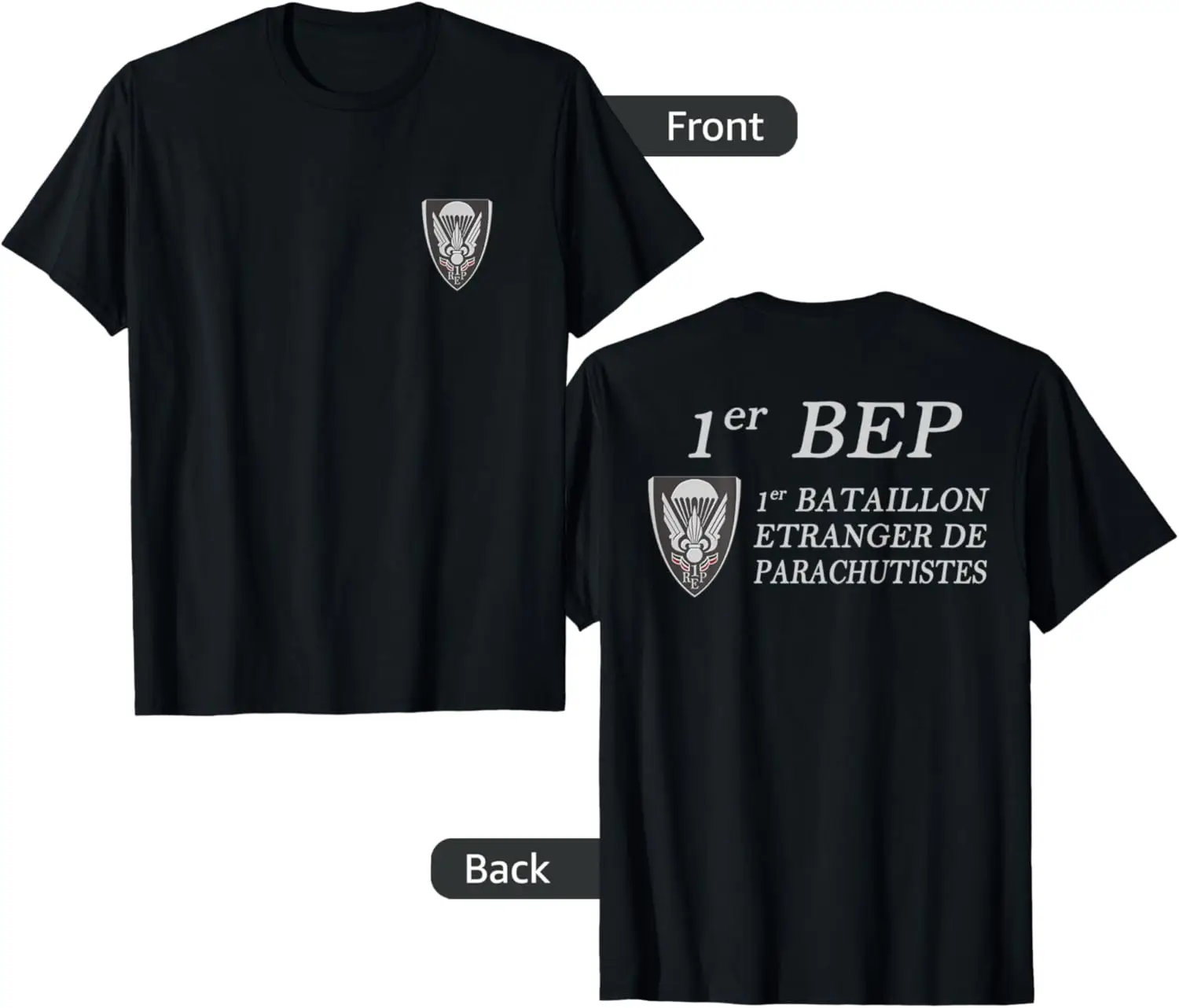 French Legion Etrangere Paratrooper Foreign Parachute Army T-Shirt