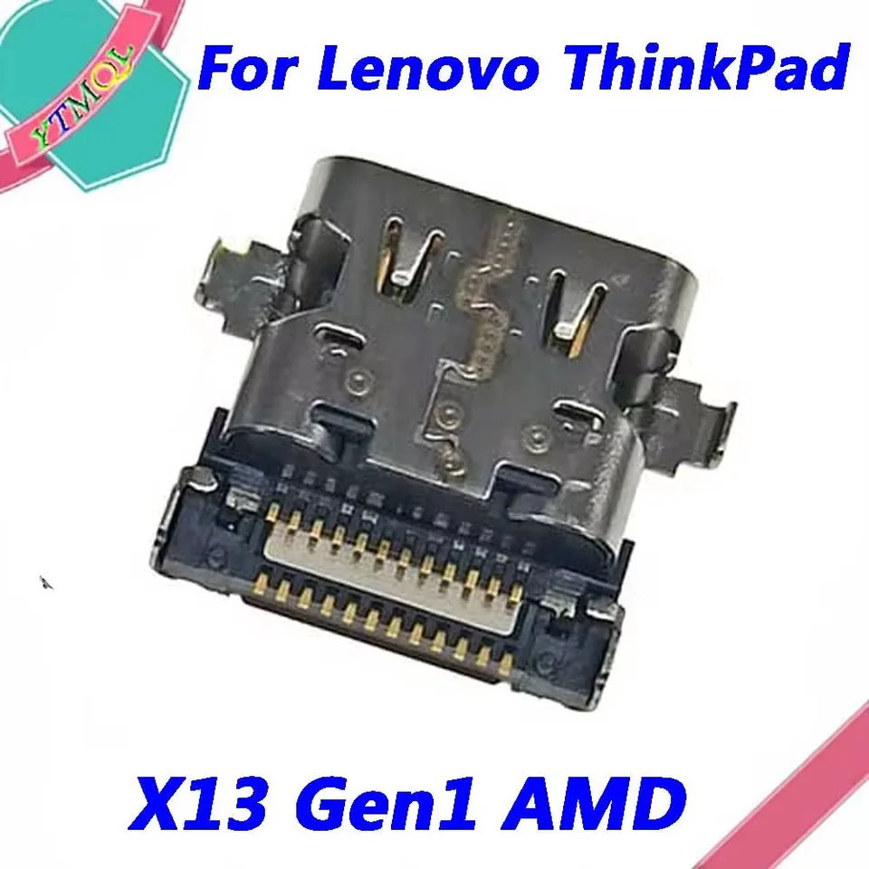 1-10Pcs For Lenovo Thinkpad X13 Gen1 AMD Type-c USB Jack Socket