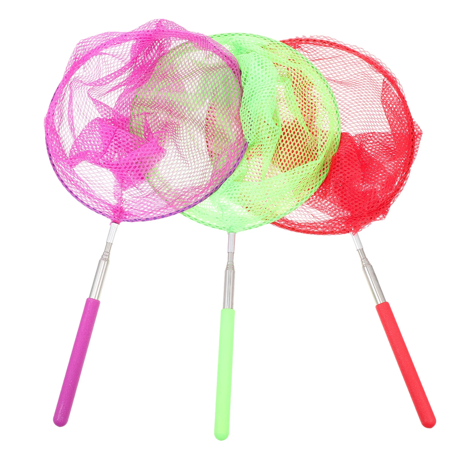 3 stuks telescopisch vangnet duurzaam insect vlindervisgadget voor kinderen vroege educatieve buitenactiviteiten