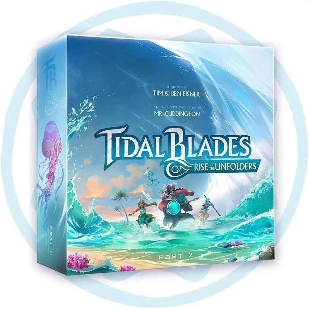 

Tidal Blades 2: Unfolders' Uprising - Family-Friendly Narrative Adventure Board Game - Six Heroes, Dungeon-Crawling Fun