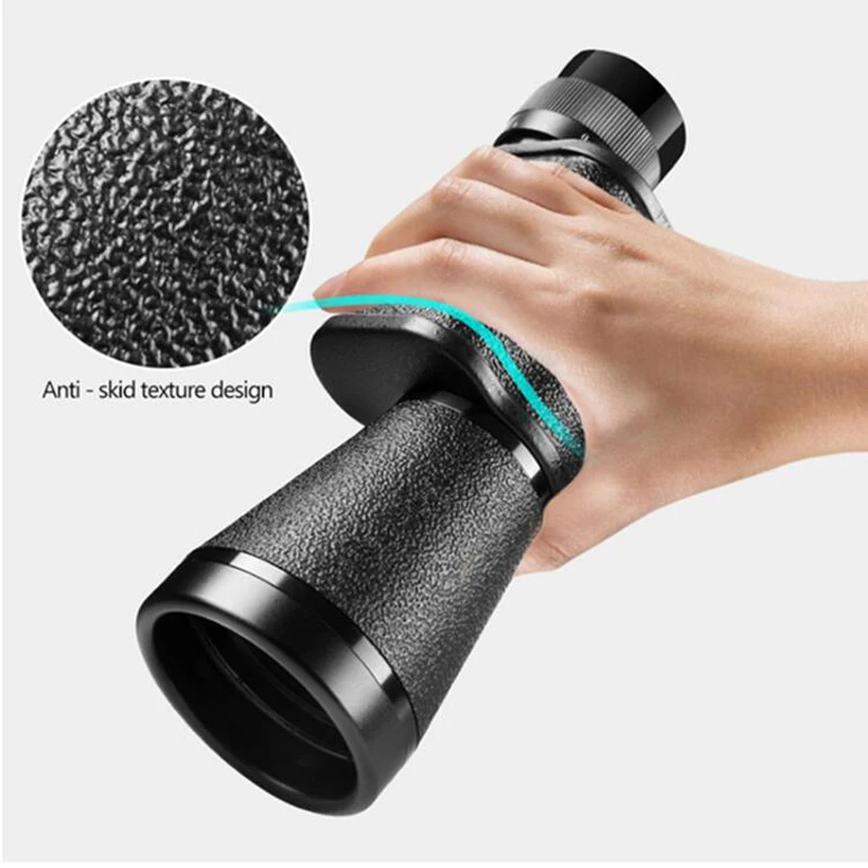 Metal Monocular Telescope Mini Compact Long Range HD Professional Monocular Powerful Outdoor Travel Hunting Camping Equipment