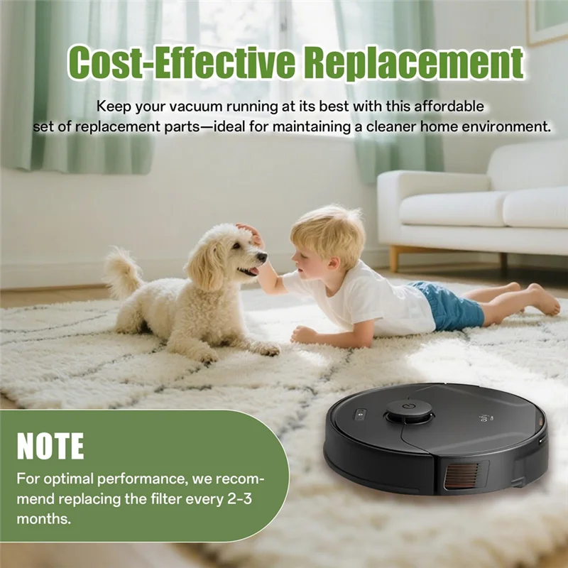 

UNCL For Eufy X8 Pro Replacement Filters Eufy Replacement Brushes Eufy X8 Robot Vacuum Brush