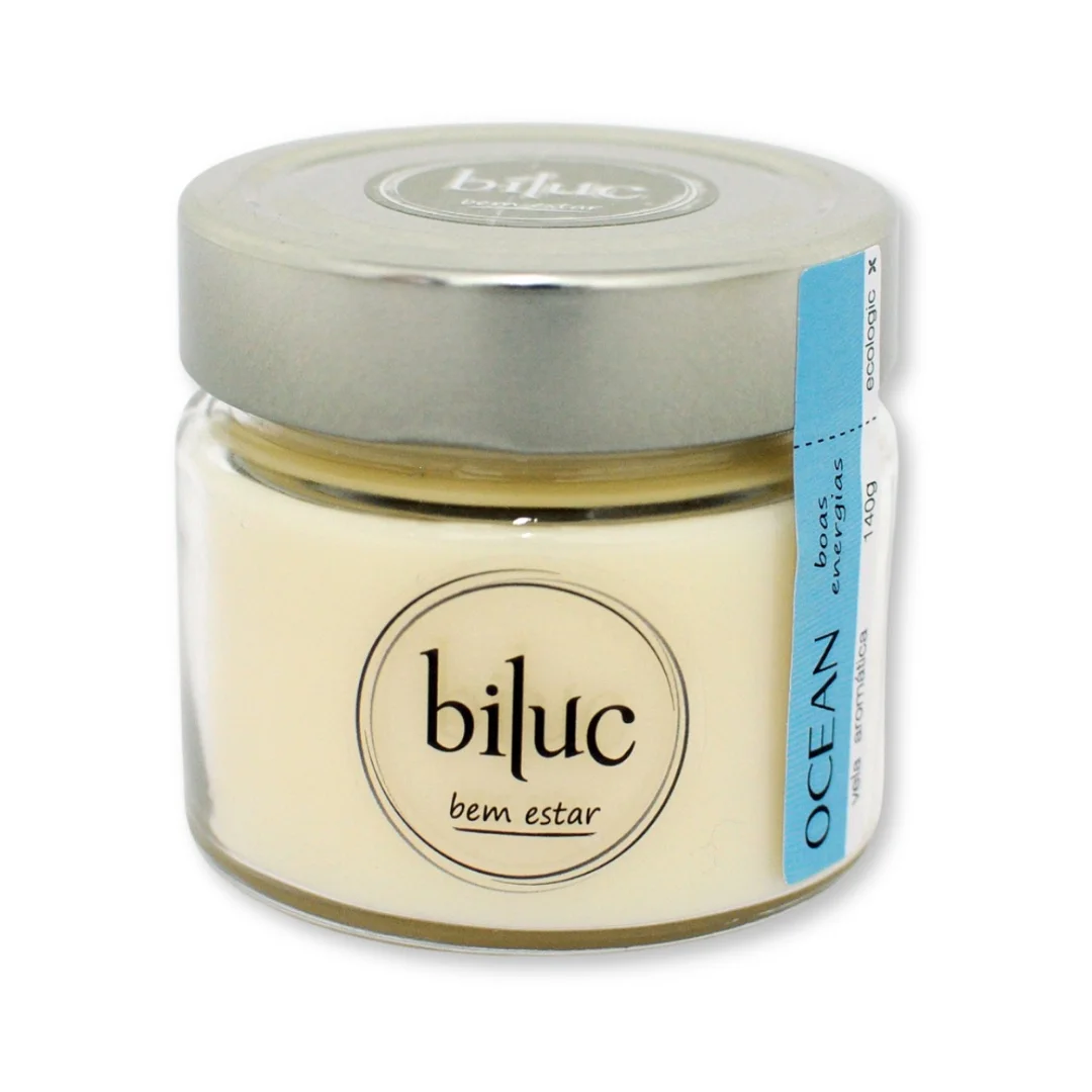 Aromatic Candle Biluc-Ocean-Handcrafted Perfumed