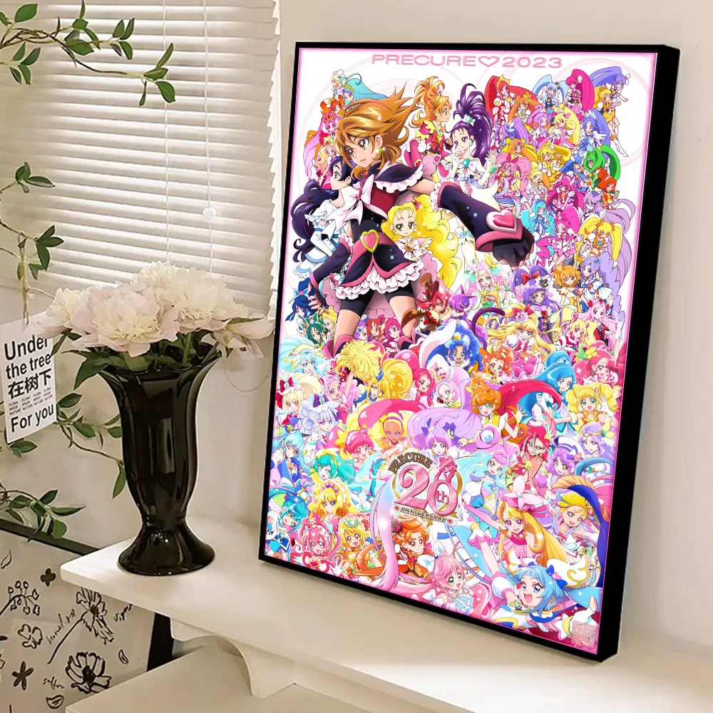 Precure Classic Vintage Posters Vintage Room Bar Cafe Decor Stickers Wall Painting