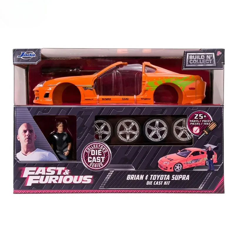 

1:24 Brian’s 1995 Toyota Supra Assembly version High Simulation Diecast Metal Alloy Model Car kids Toy Gift Collection J1