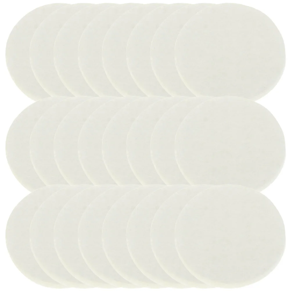 100 Pcs Diffuser Pads for Essential Oils Aromatherapy Cotton Humidifier Felt Refill White