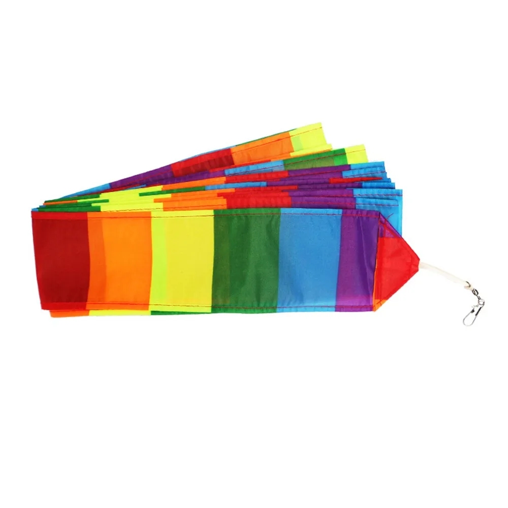 10 metros dos desenhos animados kite cauda dinâmica crianças presente kite extensão diy brinquedo kite acessório jardim esportes ao ar livre