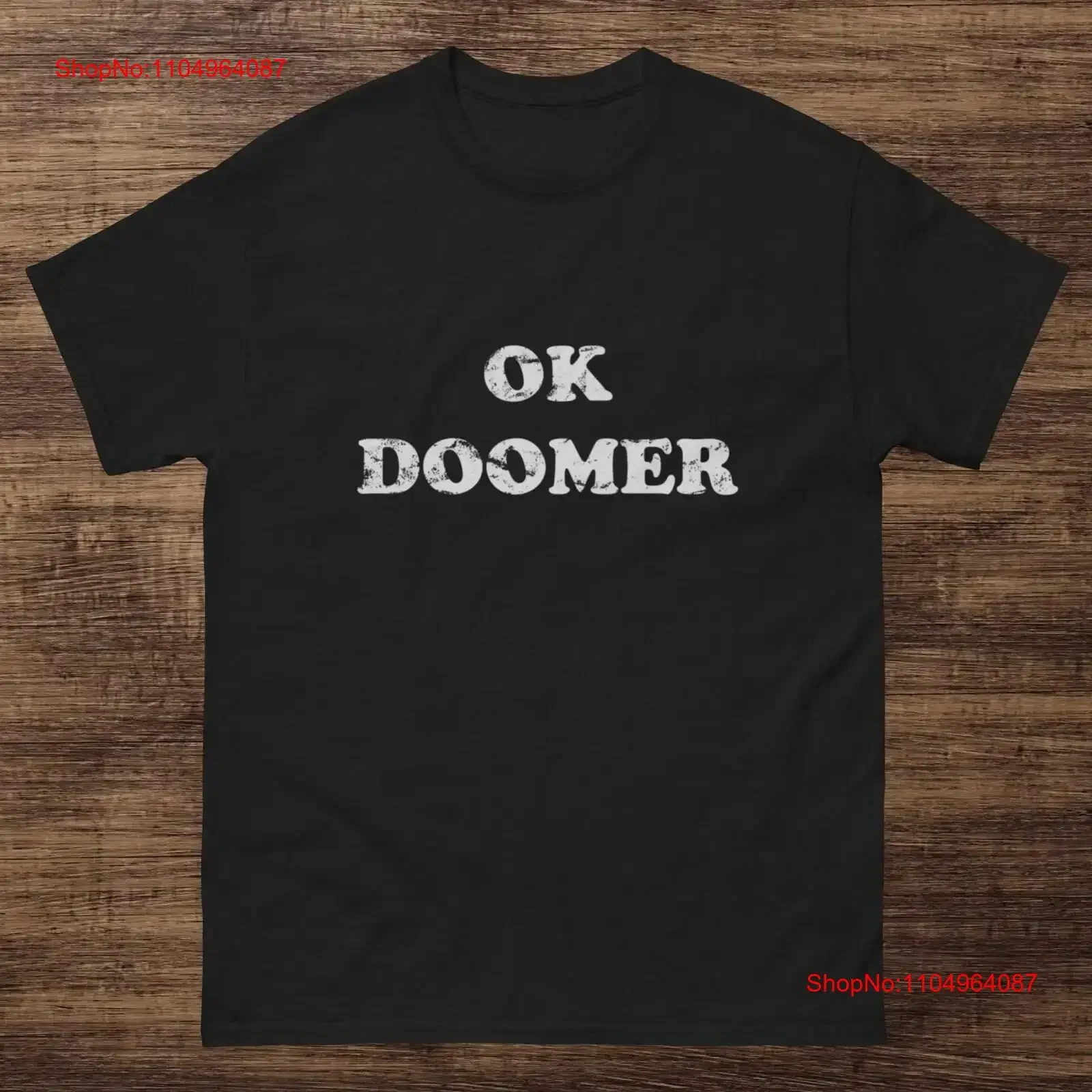 

Футболка OK Doomer, винтажная стираная футболка с рисунком, мягкая, стильная, дышащая, дизайнерская одежда, повседневная, удобная, модная унисекс