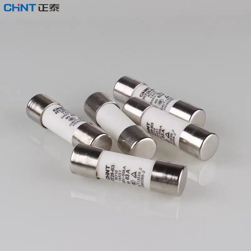 CHINT RT28-32 (RO15) 10X38 RT28-63 (RO16) 14X51 500V 2A 10A 16A 20A 25A 32A 40A 50A 63A 세라믹 퓨즈 링크 퓨즈 용융 코어 키트