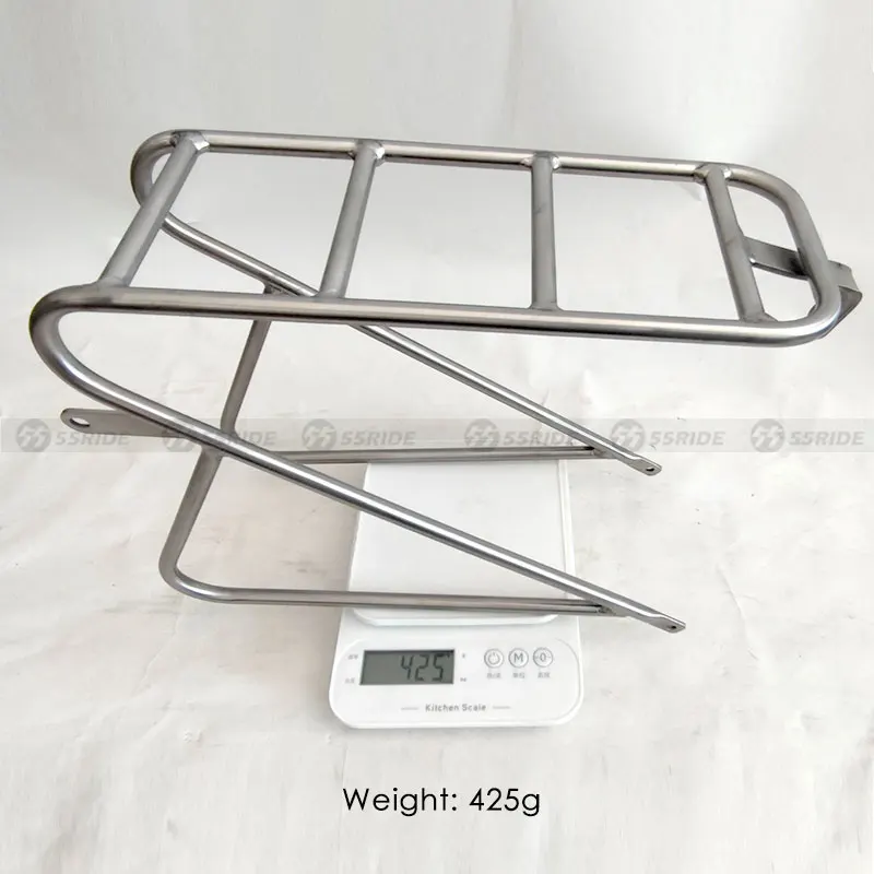 Titanium Alloy Gravel Bike Front Carrier, Travel Bicycle, Long-Distance Front Rack, Bicycle Accessories, 26, 27, 29, 700C