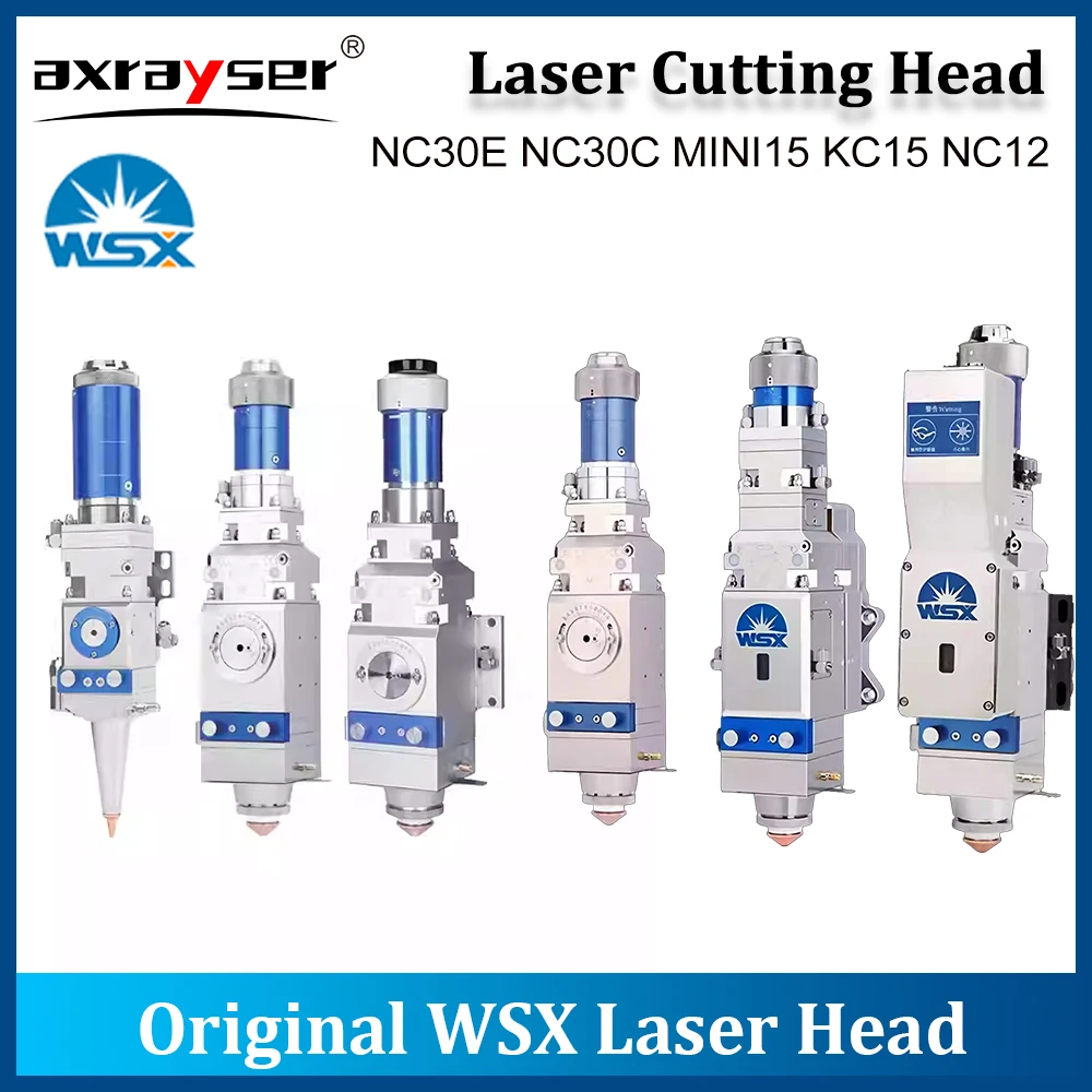 Original WSX Laser Cutting Head KC15 NC30  NC60 NC63  F125/150/200mm Auto-Focus 3D Cutting Head WSX Dedicated Welding Head