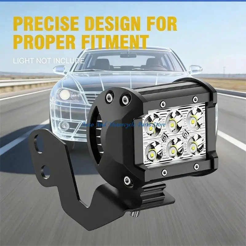 P9FD Simple Assembly Bracket For Additional Lights Constructed From Hardened Steel Perfect For Common Sport Versions And UTVs