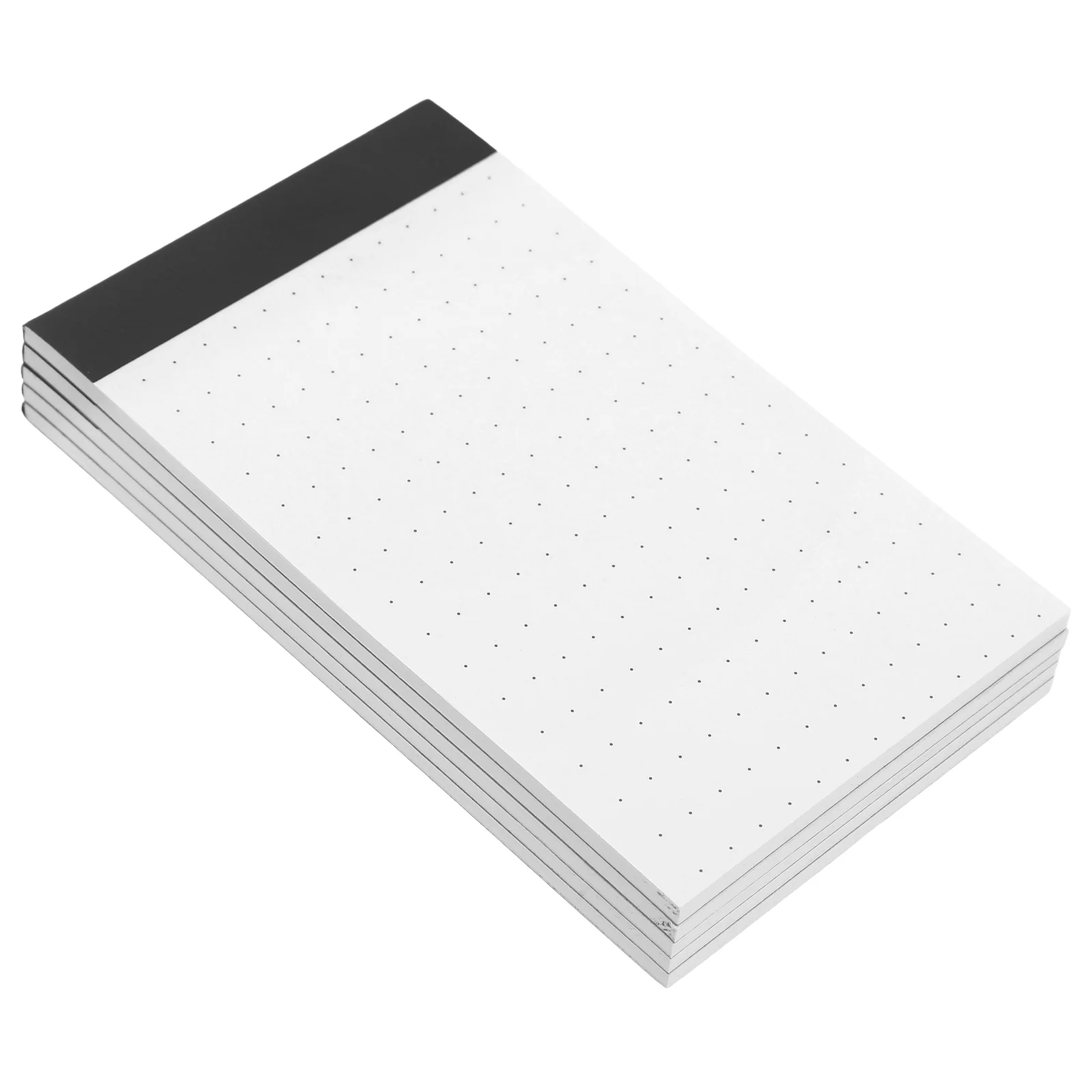 5 Pcs Note Pad Grid Paper Notebook Notepads Memo Raised Dotted Card Binder Mini