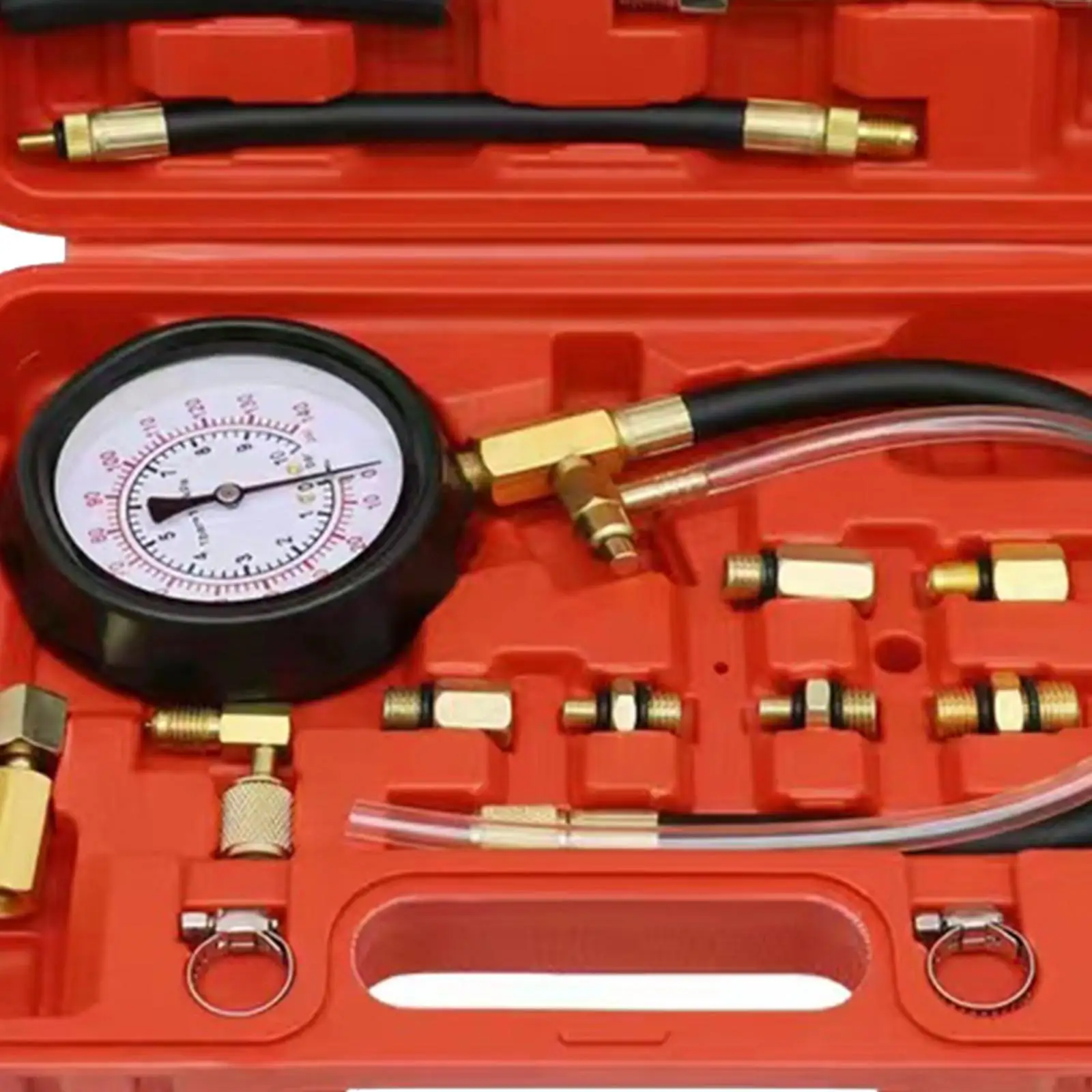 Engine Compression Tester Set Automotive Tool Engine Testing Tools Cylinder Pressure Gauge for Marines Automotives