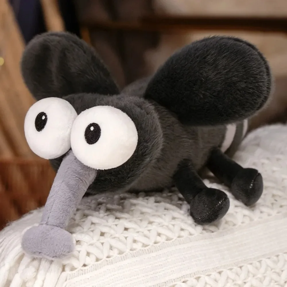 

Cute Mosquito Plush Toys Collection Embroidery Insect Pendants Doll Stuffed Kawaii Mosquito Plush Pendant Christmas Gift