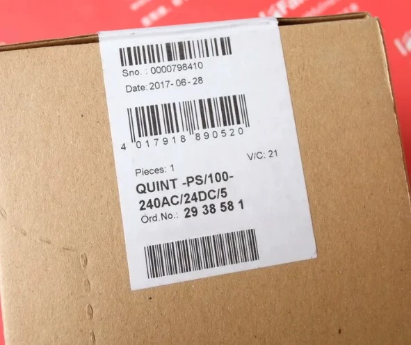 2938581 New switching power supply QUINT-PS-100-240AC/24DC/5