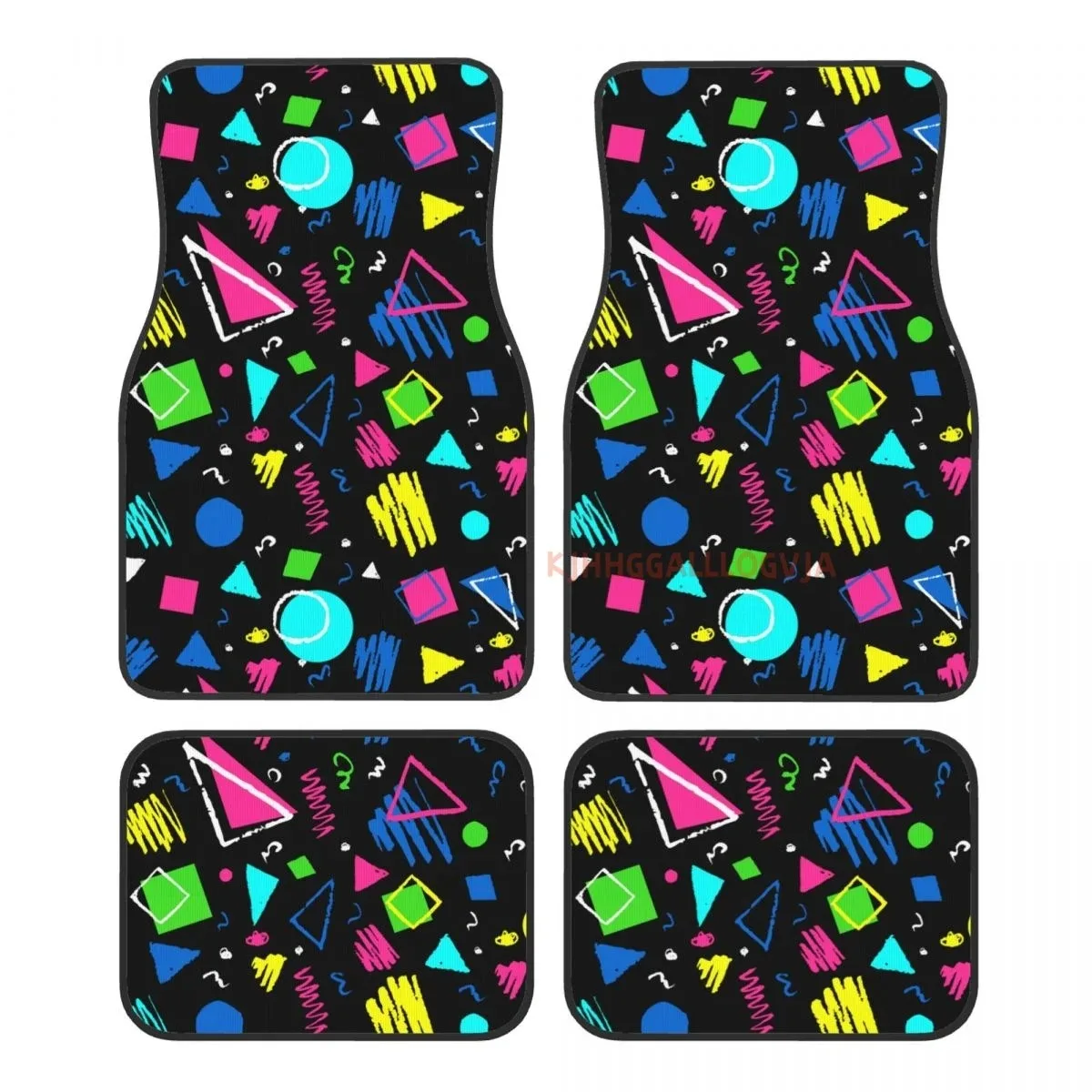 

Retro 80s 90s Fanny Pack 4PCS Crystal Velvet Car Floor Mats Set of Four Anti Fouling Car Mats Carpet Anti Slip Car Floor Mats