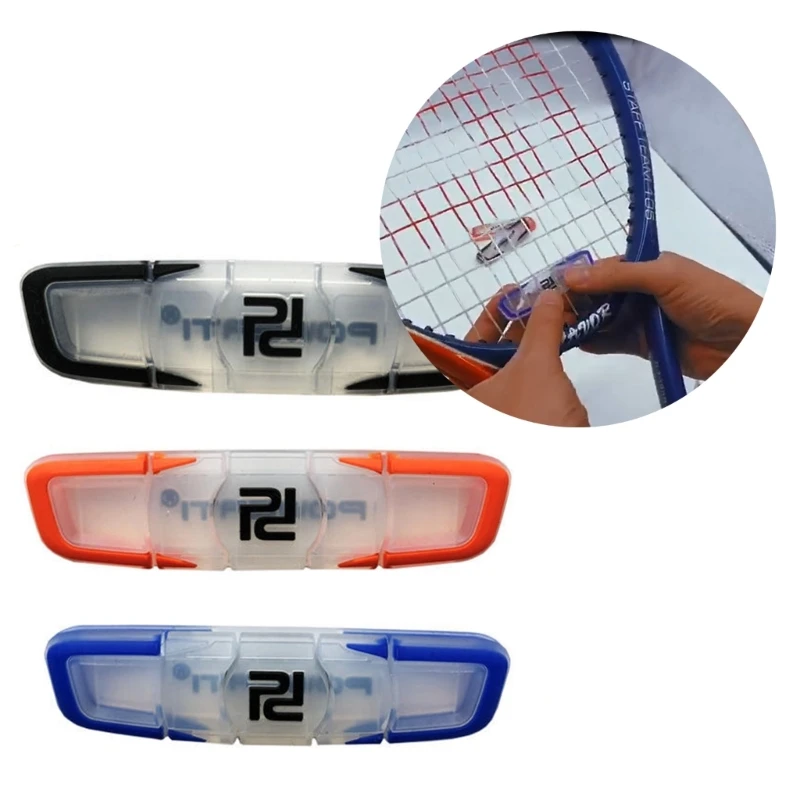 Long Tennis Vibration Dampener Shock Absorbers Soft Silicone Tennis Racket Dampener for Tennis Racket and Strings