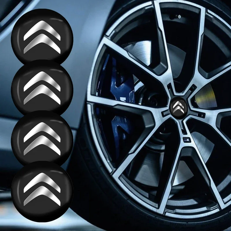 4pcs 56mm Car Wheel Center Hub Cap Sticker For Citroen C1 C2 C3 C4 C5 C6 C8 C4L DS3 DS4 DS5LS DS6 Berlingo PICASSO Accessories