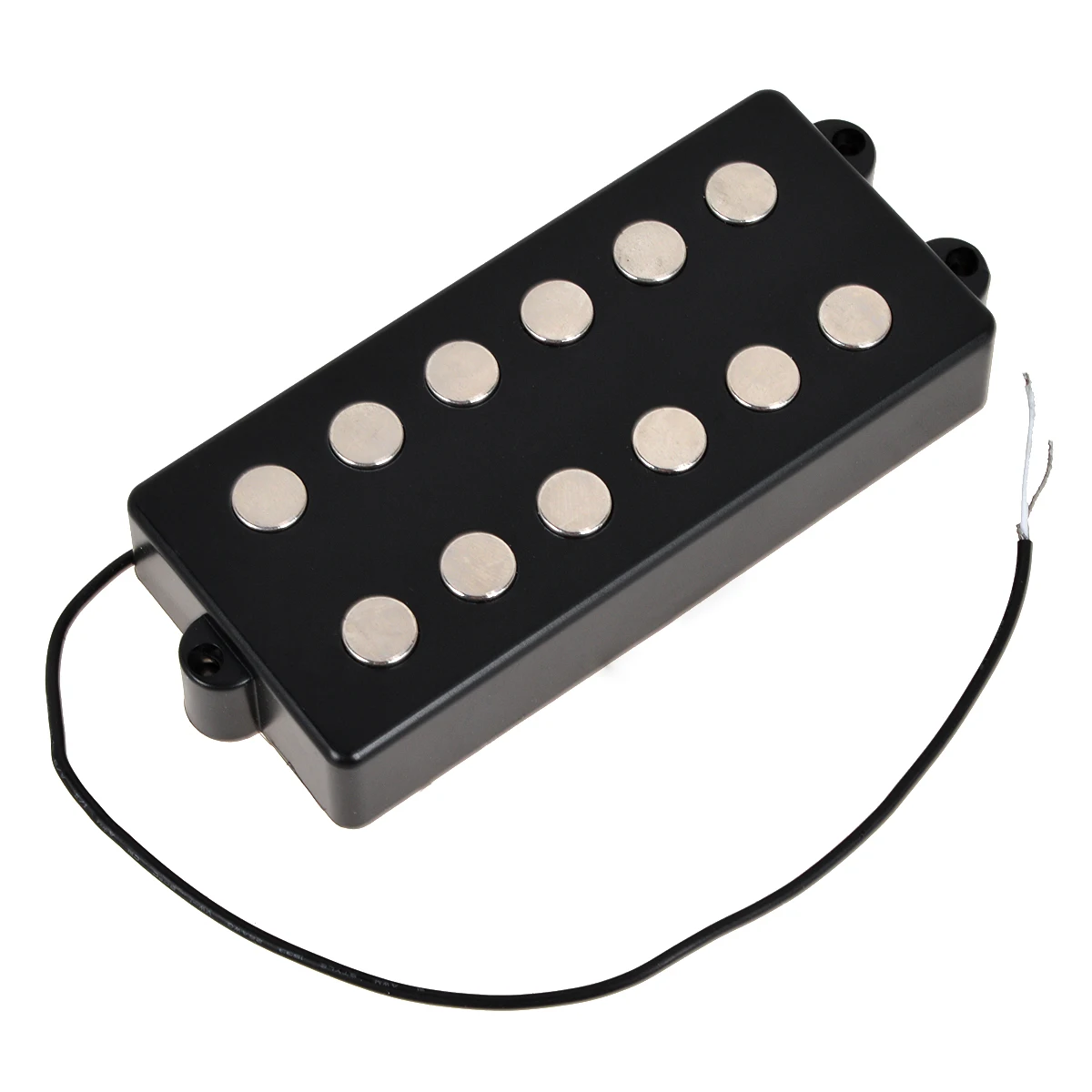 

1pcs 6 String Bass Guitar Pickup Humbucker For Music Man Bass Coil Tap Black