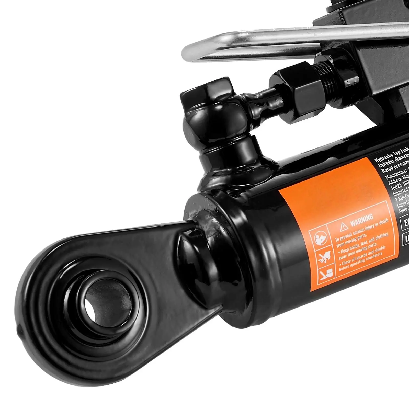 Hydraulic Top Link Cat.1-1 (8-1/4 in, 18-1/8~26-3/8 in ), Hydraulic Cylinder with 2 Hoses & G3/8