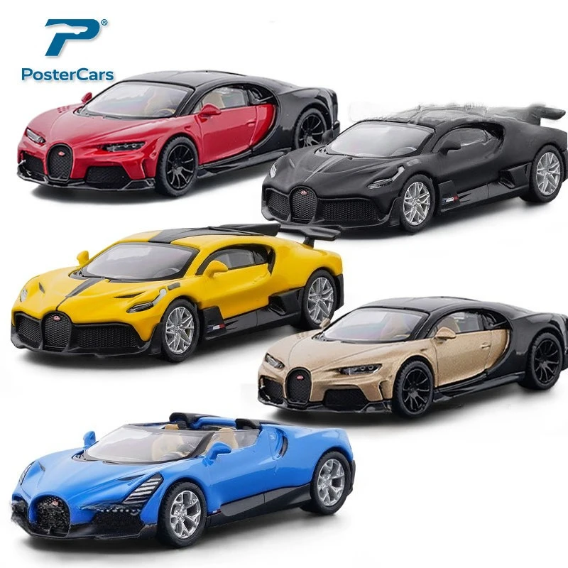 

Alloy Model Hobbies Diecsat Divo Chiron Supercar Mistral Collection Gift Miniature Voiture Boy Toy PosterCars Simulation 1/64