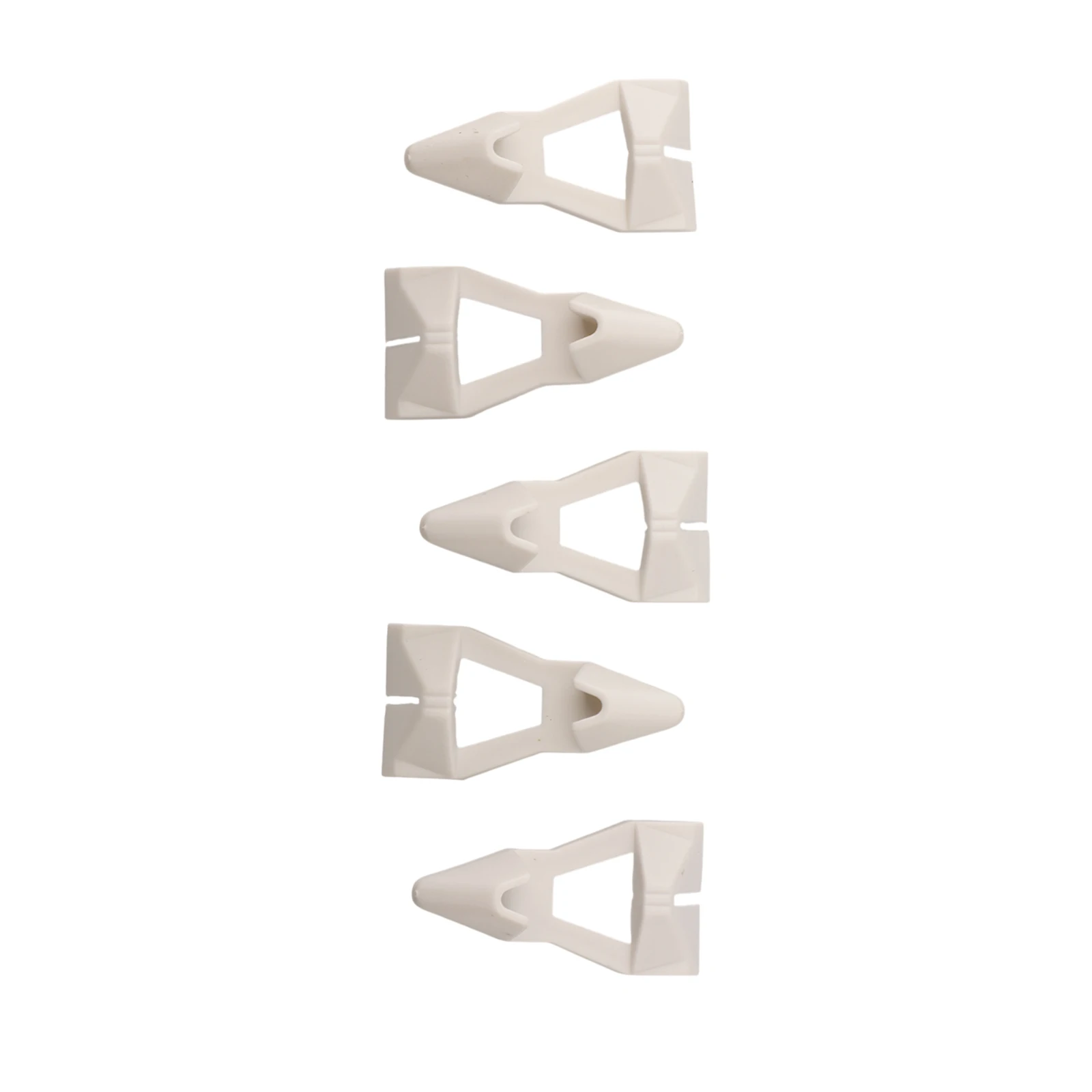 Accessories Shelf Clips White Plastic Shelf Pins Self-locking Design Stable Triangular Structure Thickened Plastic
