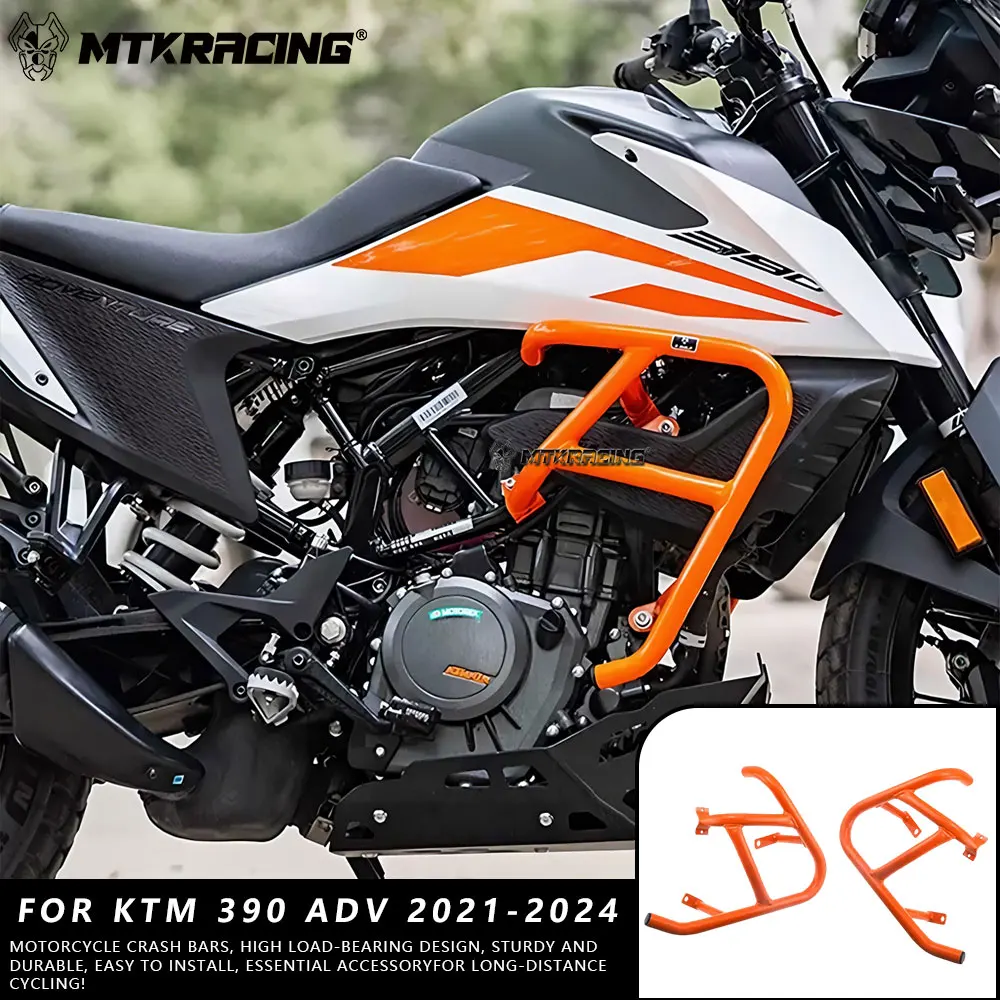 

MTKRACING For KTM 390 ADV 2021-2024 Motorcycle bumper engine hood collision bar body frame protector
