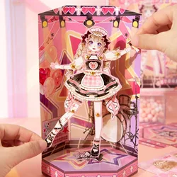 Handmade DIY Paper Puppet Toy Montessori Anime Activity Books Girls 3D Paper Doll Cartoon Hand Ledger Idol Quiet Book Toys