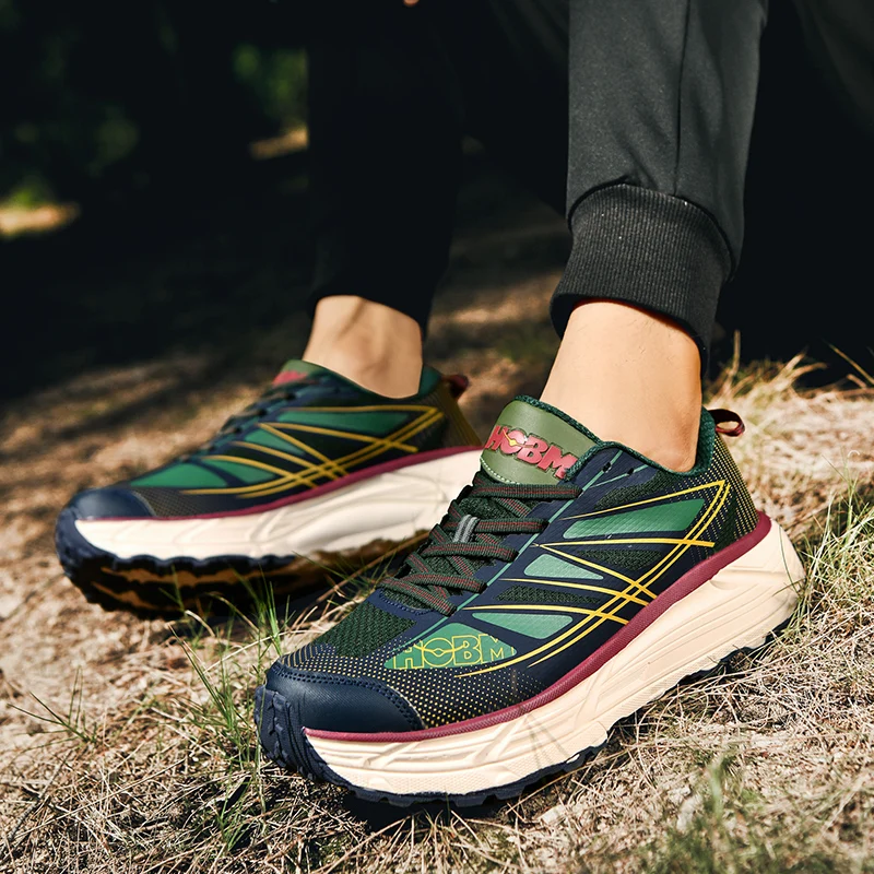 Hot Sale High Quality Men's Running Shoes Fashion Blue Platform Male Sneakers Outdoor Light Non-slip Casual Sports Shoes For Men