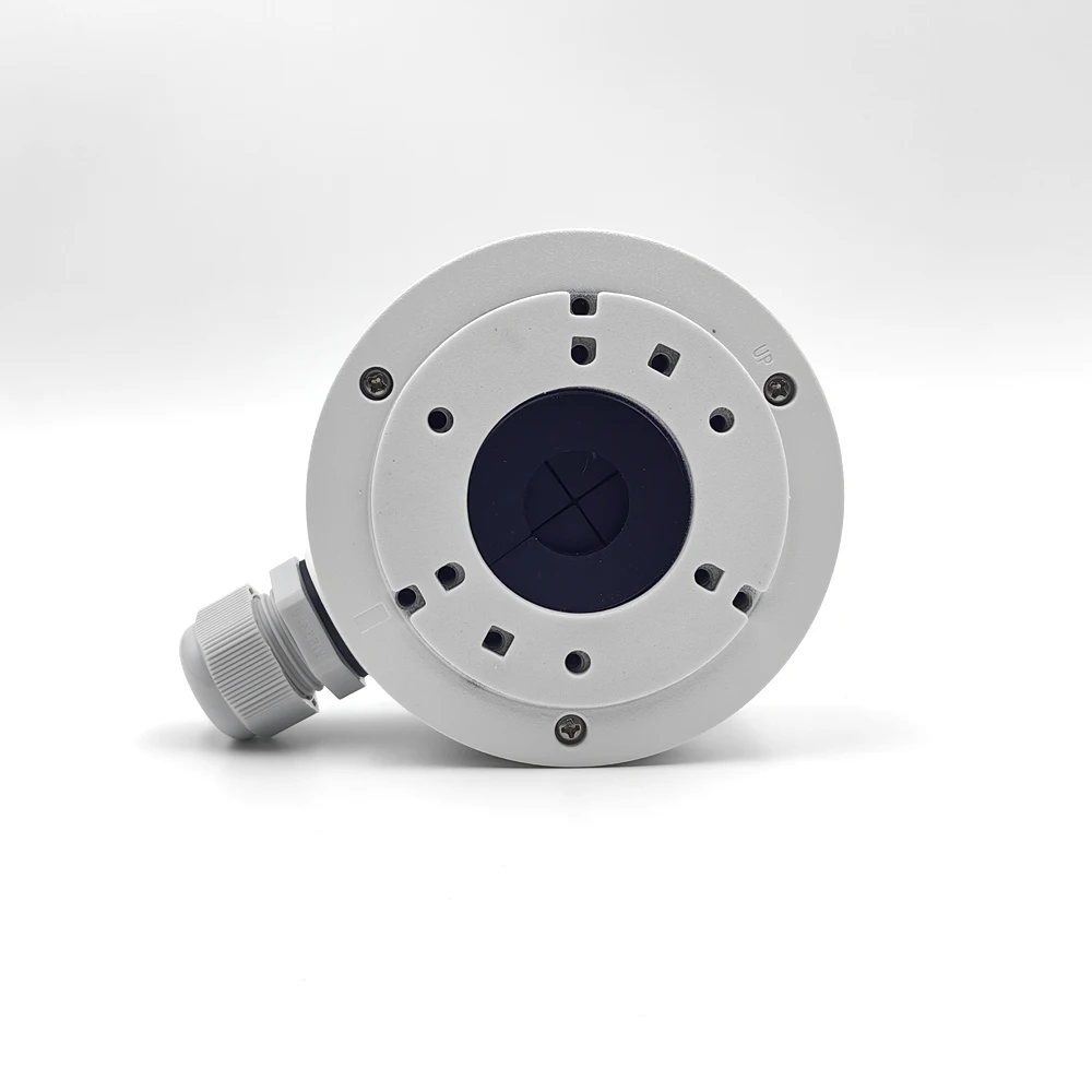 Hikvision-صندوق تقاطع من سبيكة الألومنيوم لكاميرا القبة ، قوس تثبيت ، أبيض ، من من سبيكة الألومنيوم #4