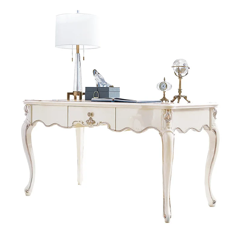 European desk Computer desk Writing desk White desk Study room Household desk Chair