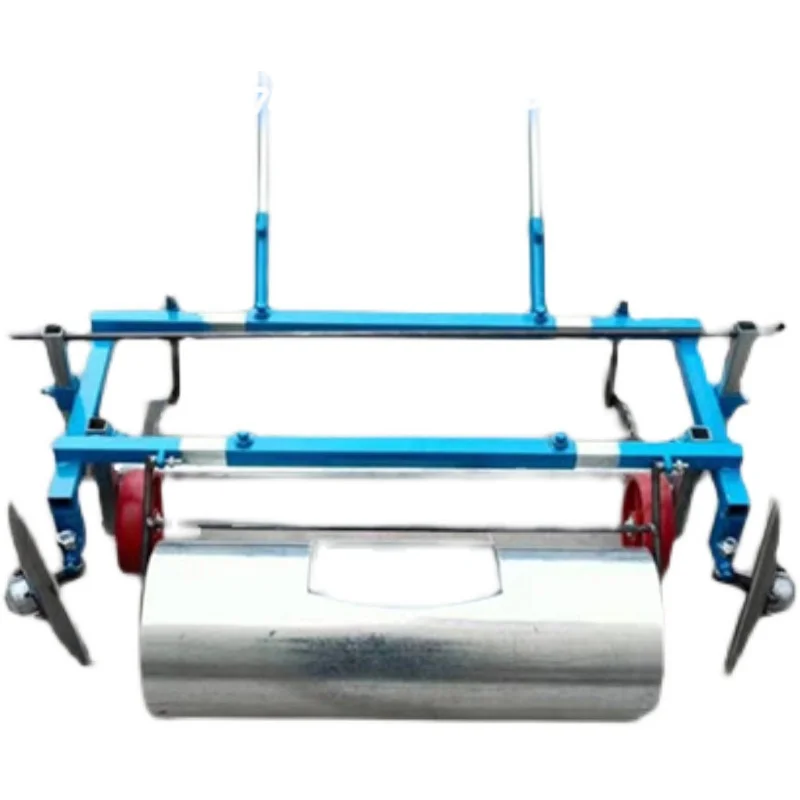 70-140cm New Agricultural Roller Laminating Machine Oil Sunflower Cotton Peanut Hand Pulling Micro Tiller Driven Laminate Device