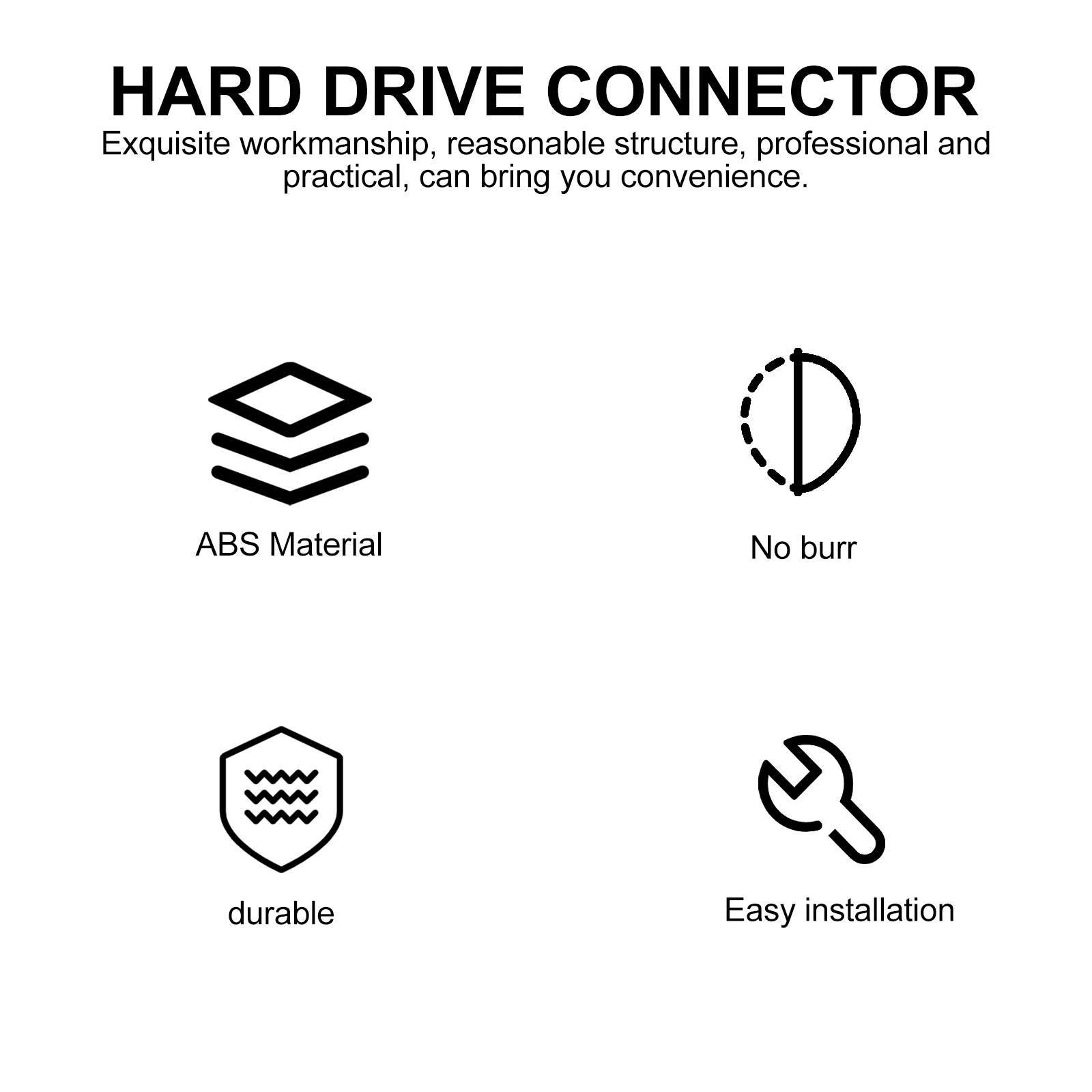 

Connector Hard Drive Replacement Adapter Laptop Upgrade Interposer Repair DIY Gift Professional Use Broken