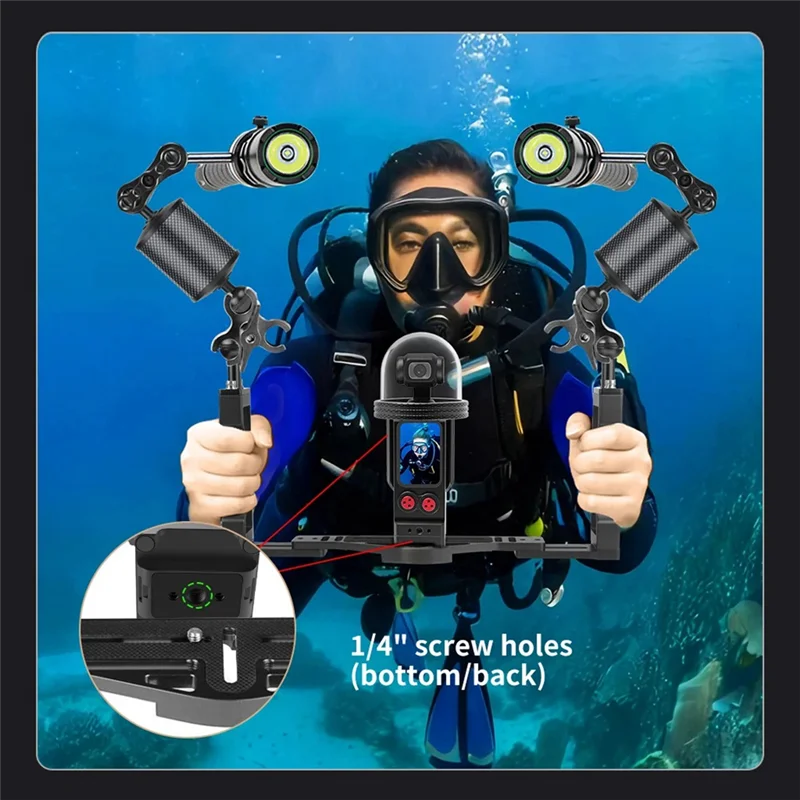

AA60-Waterproof Case For DJI Osmo Pocket 3 Gimbal Camera Waterproof Case Underwater Diving Housing Protection