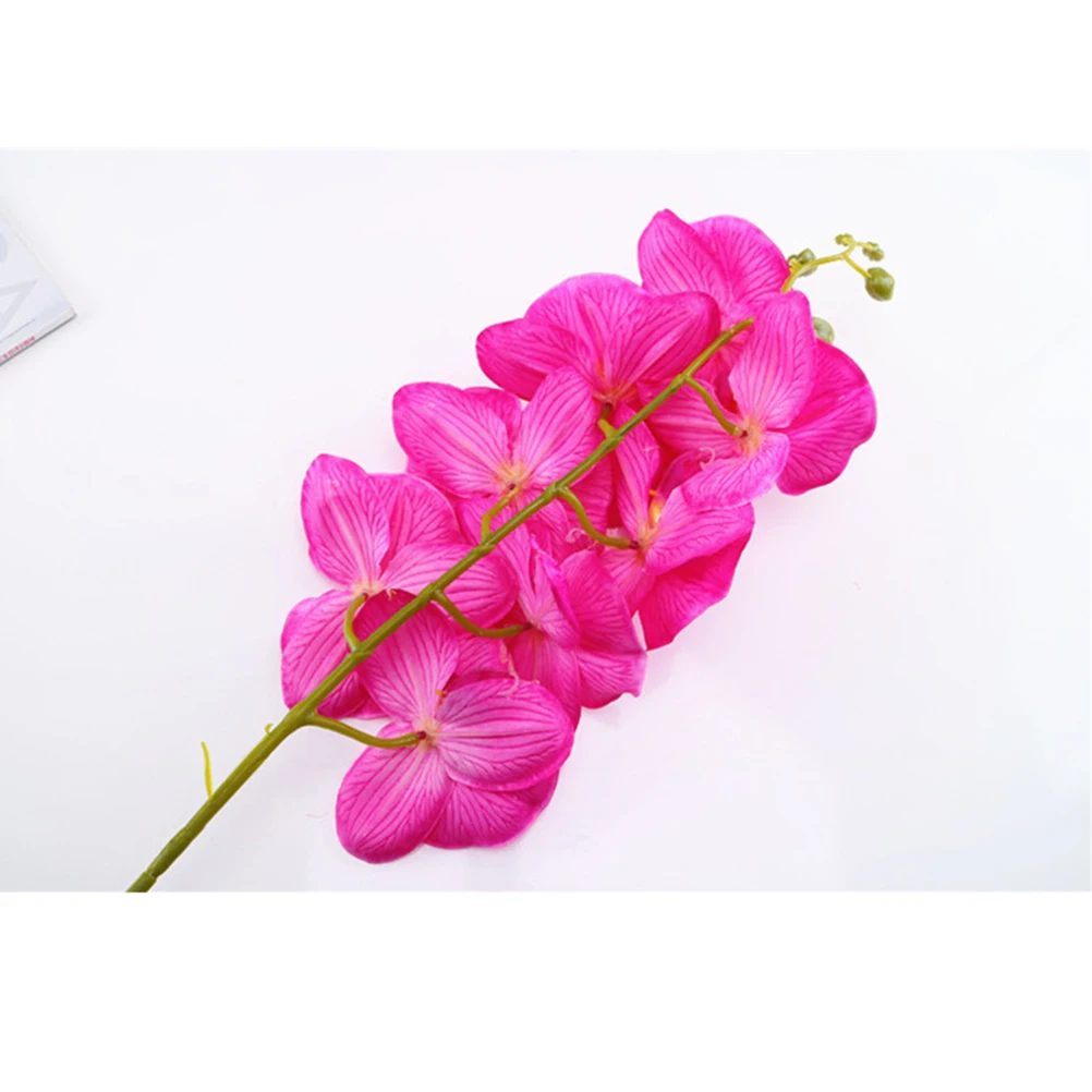 

Small Phalaenopsis Simulated Flower Orchid Artificial Silk Flowers Orchids Decorative Fake Bouquet