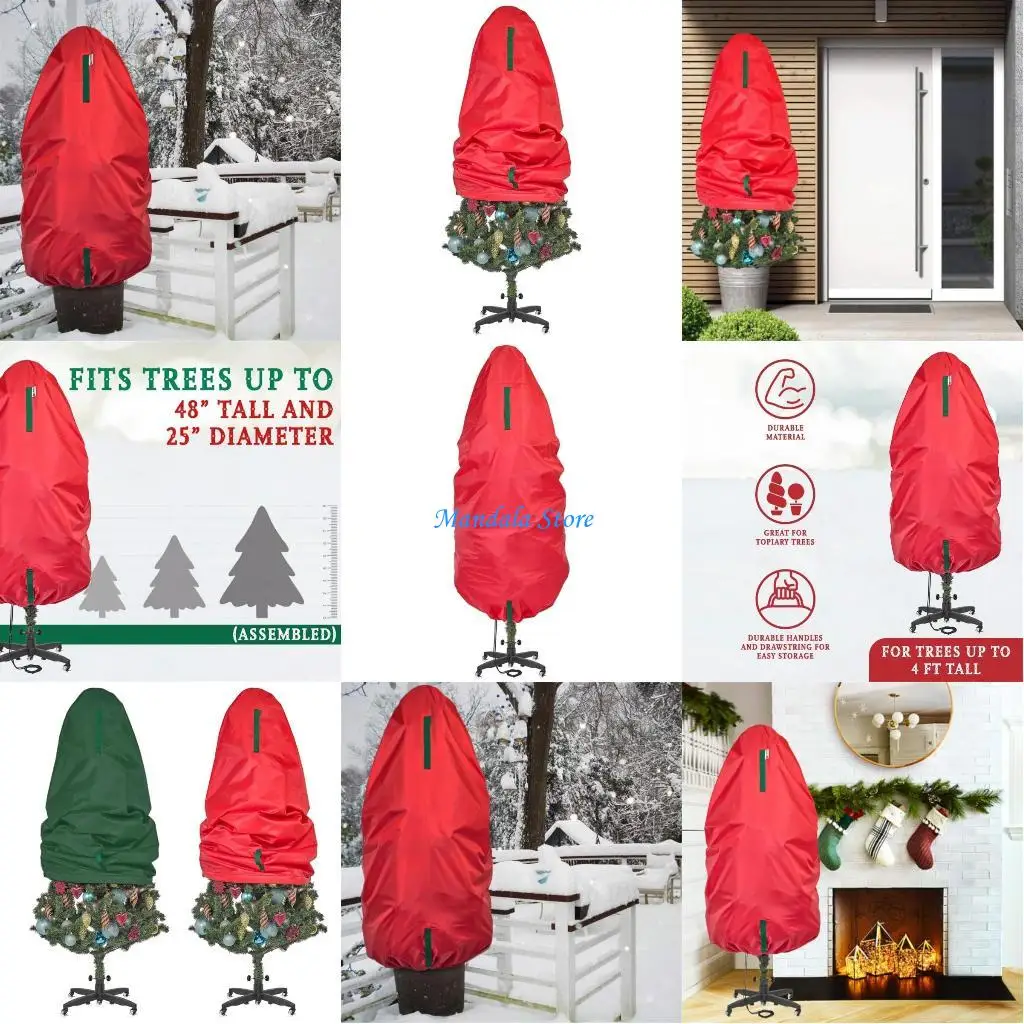 

U2JC Standing Christmas Tree Storage Bag, Accommodates Up To 36x25 Inch Decorations