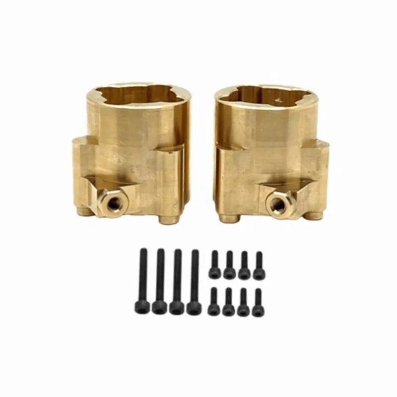Suitable for MJX 1/8 H8H Updated RC Car Metal Upgrade Accessories Brass Material Rear Bridge Cup Original Car Replacement Parts